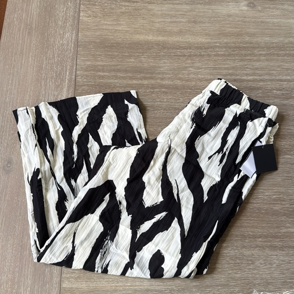 PLEIONE‎ Textured Wide Leg Pull-On Pants Size Medium New With Tags - Picture 6 of 7